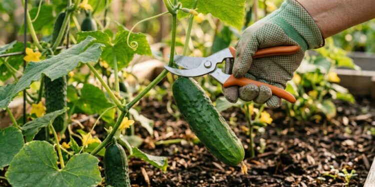 Como colher pepinos para obter maiores rendimentos e frutos mais saborosos