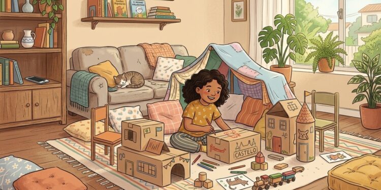O equilíbrio entre telas e brincadeiras favorece o desenvolvimento infantil, psicologia explica