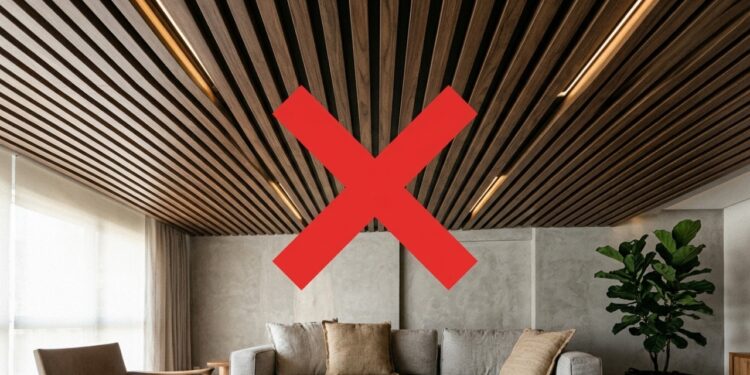 O teto ripado deixa de ser tendência e abre espaço para novas propostas em interiores contemporâneos