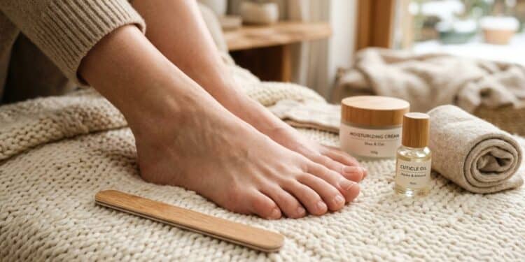 Como ter unhas dos pés simples e bonitas durante todo o inverno sem usar esmalte