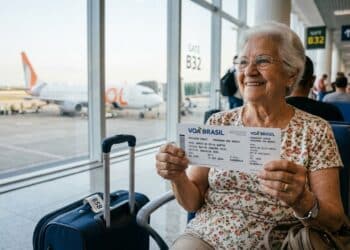 Voa Brasil libera passagem barata para aposentados que não viajaram nos últimos 12 meses