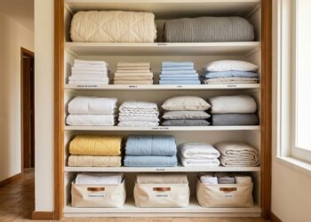 Pouca gente conhece este método para organizar roupa de cama e esses 6 passos vão te ajudar a otimizar espaço