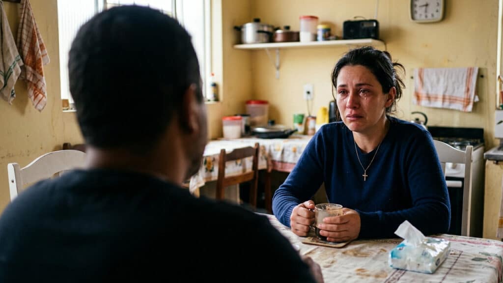 chorar em discussões
