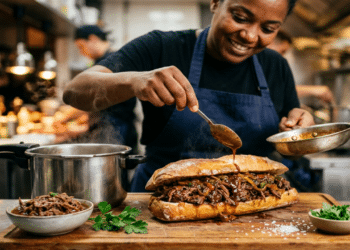 Como fazer carne louca na panela de pressão igual profissional? Truque de chef para o lanche perfeito