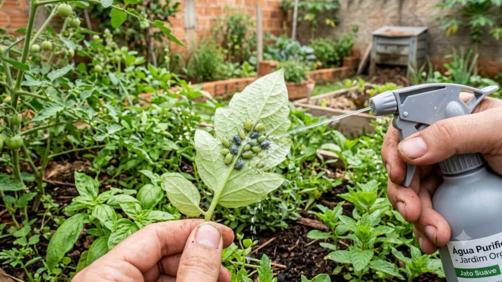 pulgões nas plantas