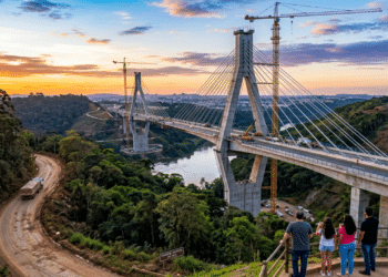 Megaobra que vale mais de R$ 400 milhões ergue terceira maior ponte do Brasil e reduz viagem de 30 para 2 min