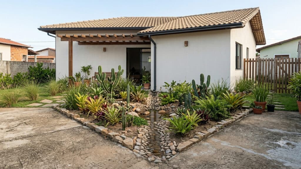 jardim de chuva
