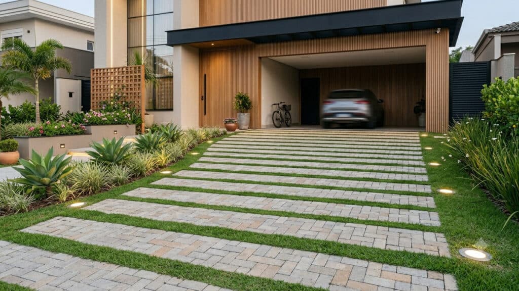 entrada da garagem