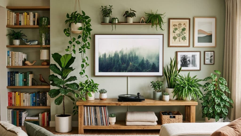 decoração da sala de estar