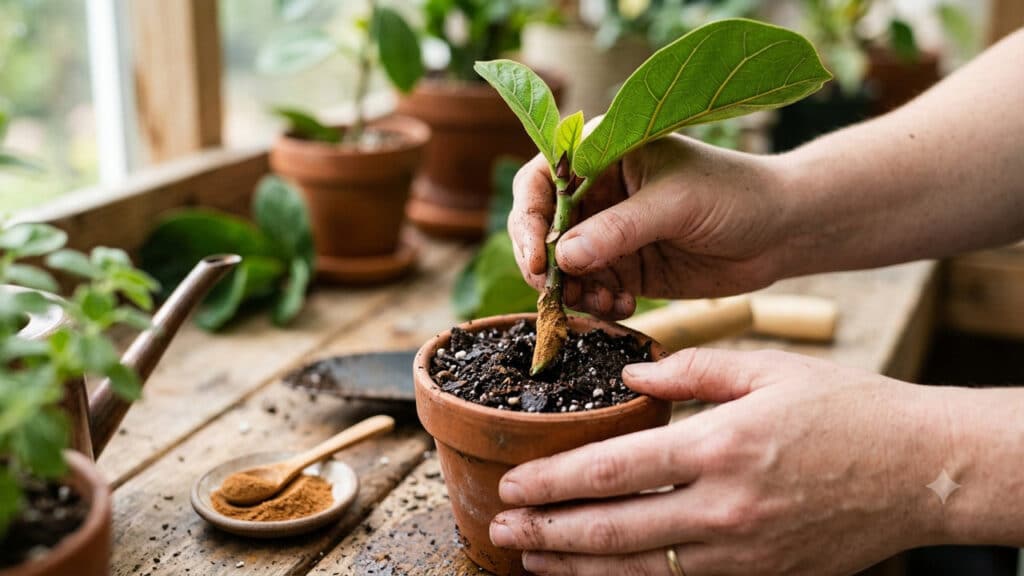 Canela para plantas