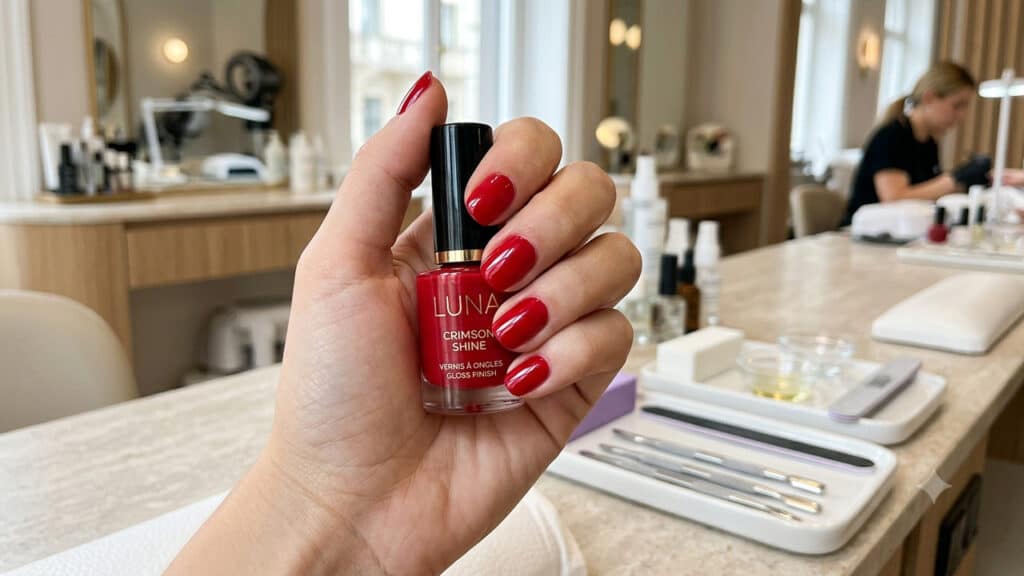 unhas vermelhas