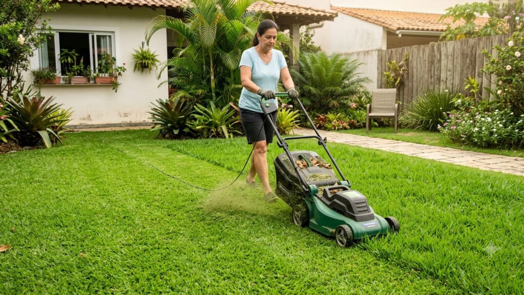 Melhor horário para cortar a grama