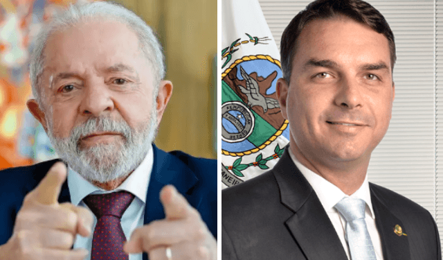 Flávio Bolsonaro protocola notícia-crime contra Lula no STF - Foto: Reprodução