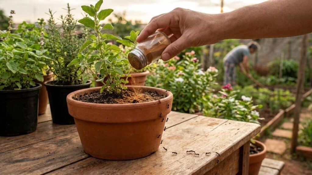 O tempero barato que ajuda a afastar formigas, pulgões e mosquitinhos das plantas