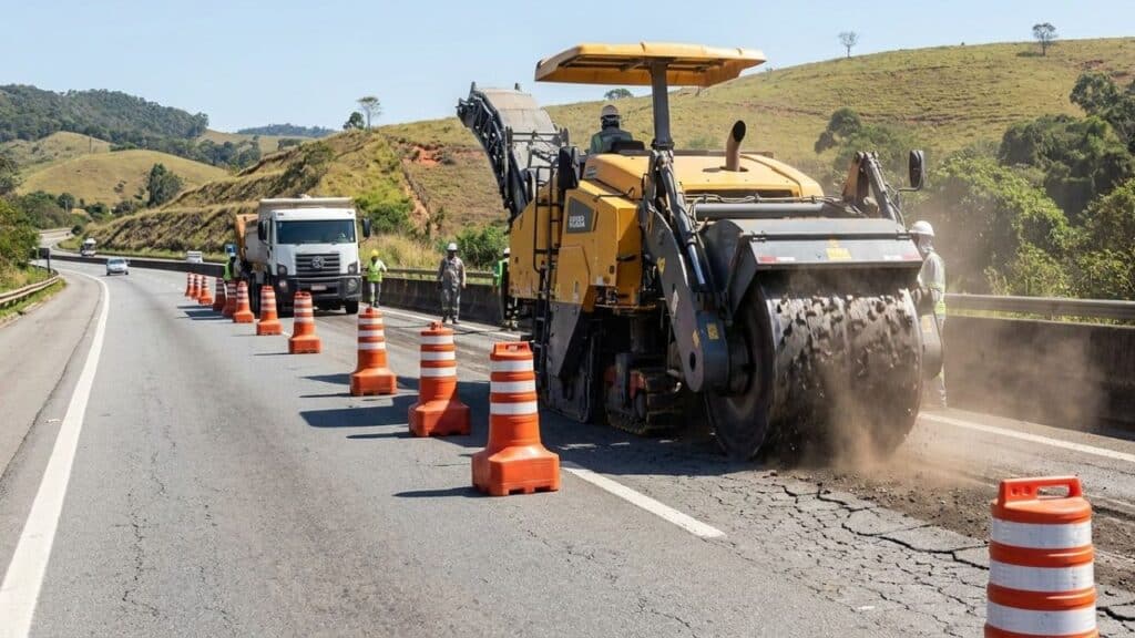 Rodovias paulistas recebem novas obras do DER-SP para reforço de pavimento e segurança viária