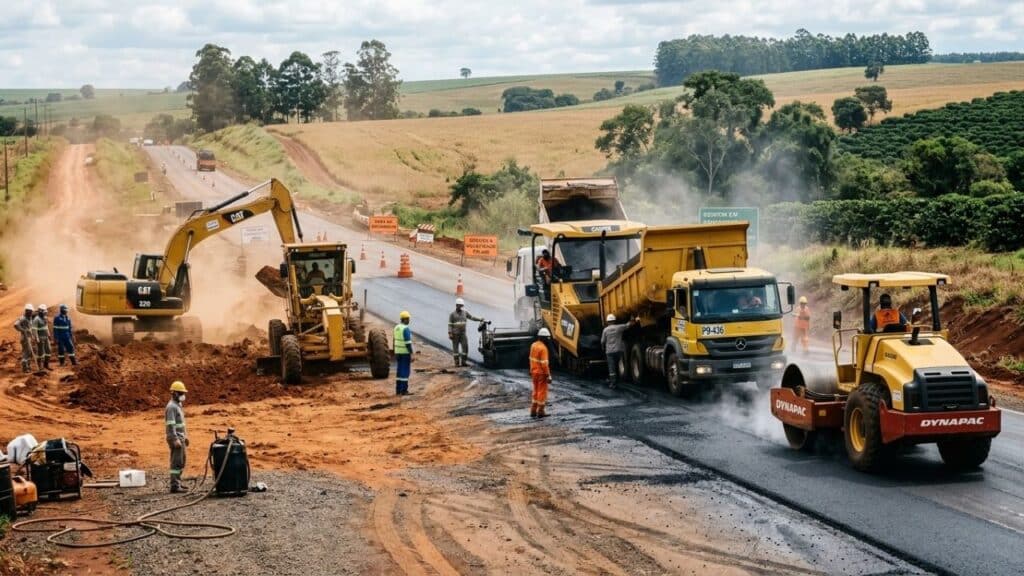 Pavimentação de R$ 37,1 milhões na PR-436 vai transformar 10 km na região de Ibaiti