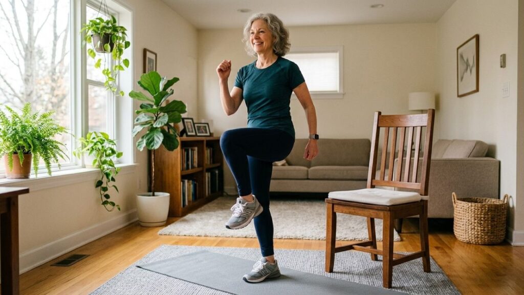 Melhor exercício para barriga depois dos 50: pode ser feito em pé e sem precisar de abdominais