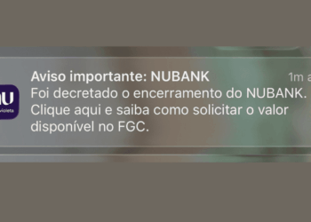 Nubank assusta clientes com aviso errado de liquidação - Foto: Reprodução
