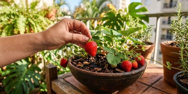 Saber quando colher os morangos no ponto certo garante frutas mais doces e cheias de aroma