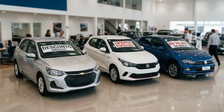 Chevrolet, Fiat e Volkswagen baixam preços após avanço dos carros chineses no mercado
