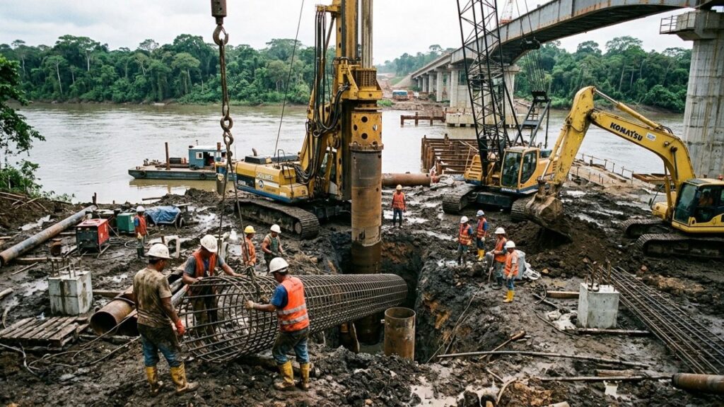 Obra emergencial de R$ 10 milhões vai reforçar ponte da BR-364 com fundações de quase 50 metros