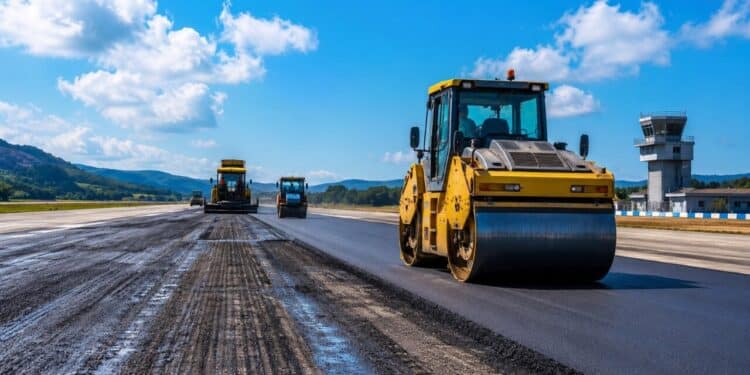 Aeroporto histórico de SC passa por modernização da pista com megaobra de R$ 4,9 milhões para melhorar condições de segurança e ampliar a capacidade operacional