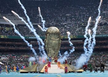 Abertura da Copa do Mundo 2026 no México -  Foto: Yuri Cortez/AFP