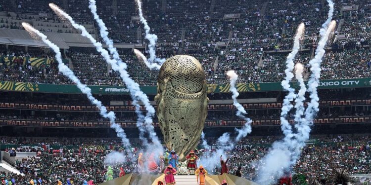 Abertura da Copa do Mundo 2026 no México -  Foto: Yuri Cortez/AFP