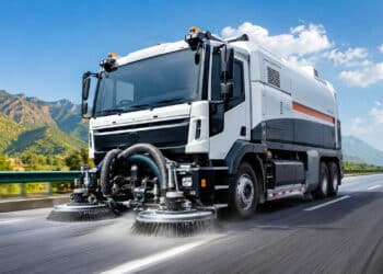 Novo 'caminhão-aspirador' da China limpa rodovias em alta velocidade e impressiona pela eficiência