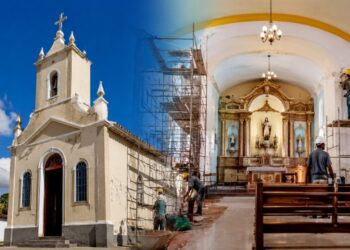 Capela de Santo Antônio reabre após obras de restauração de R$ 426 mil e volta a receber fiéis com nova estrutura