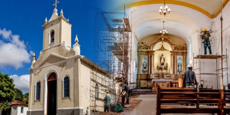 Capela de Santo Antônio reabre após obras de restauração de R$ 426 mil e volta a receber fiéis com nova estrutura