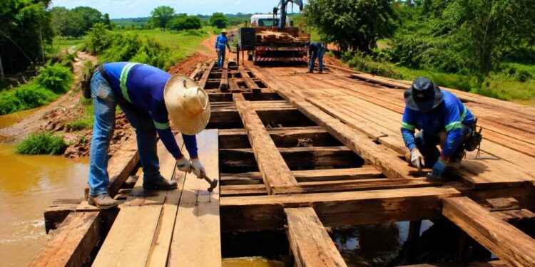 Mato Grosso do Sul anuncia investimento de R$ 2,6 milhões para reconstruir pontes destruídas pelas chuvas e garantir maior segurança aos motoristas, produtores rurais e comunidades que dependem das rotas