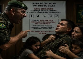Exército amplia vigilância digital e mira até familiares de militares em novo curso obrigatório sobre redes sociais