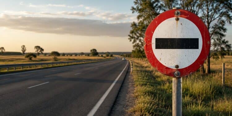 O significado da placa com círculo vermelho e faixa preta que muitos motoristas desconhecem
