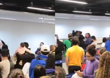 Mulher causa tumulto e agride funcionários da Latam no Aeroporto de Guarulhos
