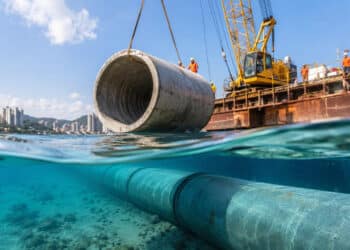 Megaprojeto no Brasil vai construir o primeiro túnel imerso da América Latina com investimento de R$ 6,8 bilhões e 870 metros abaixo da superfície