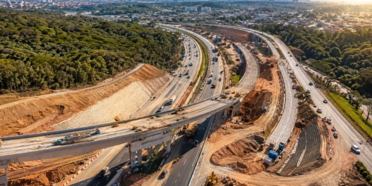 Obras do trecho final do Rodoanel Norte chegam a 68% de execução e entram na fase decisiva de projeto que vai gerar maior fluidez no transporte de cargas e reduzir congestionamentos