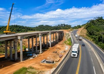 Obras de R$ 323 milhões na BR-163 chegam a 94% de execução e devem ser entregues em julho de 2026 após anos de espera em SC