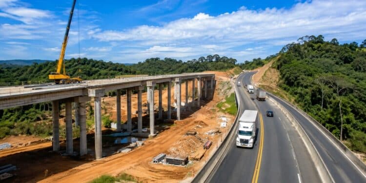 Obras de R$ 323 milhões na BR-163 chegam a 94% de execução e devem ser entregues em julho de 2026 após anos de espera em SC