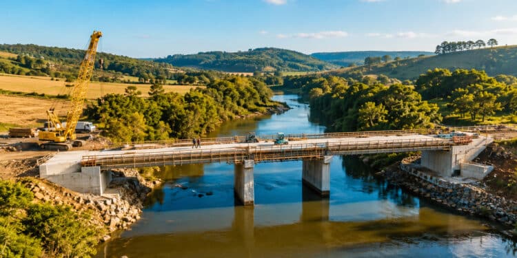Nova ponte entre cidades de SC esperada há anos entra na etapa final e promete melhorar o tráfego regional, facilitando o escoamento da produção rural e fortalecendo a economia local