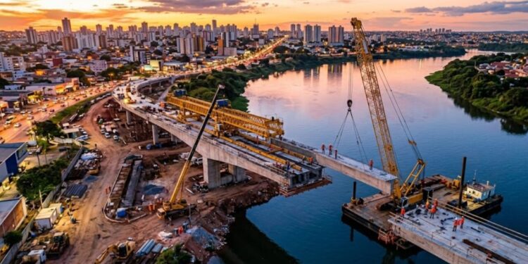 Projeto de R$ 30 milhões prevê ponte de 183 metros para unir as duas maiores cidades de Mato Grosso e impulsionar a mobilidade com a redução de gargalos e um melhor o fluxo de veículos