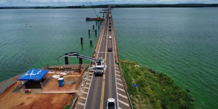Obras da maior ponte de São Paulo avançam para 75% de conclusão com duplicação em ritmo acelerado e investimento total de R$ 387,3 milhões