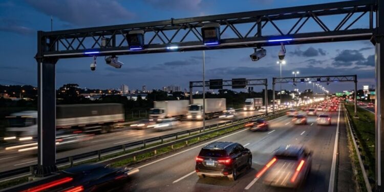 Motoristas na BR-101 agora são monitorados por radar que calcula a velocidade média em novo sistema na rodovia