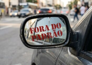 Novas regras do Contran valem para toda a frota em 2026 e retrovisor fora do padrão gera multa grave
