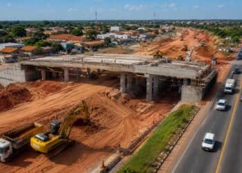 Construção da Travessia Urbana de Imperatriz acelera com investimento de R$ 284 milhões e nova etapa das obras avança na BR-010 no Maranhão