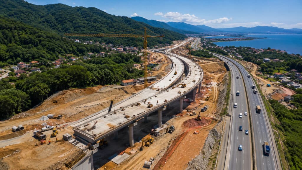 Nova Rodovia Via Mar em SC terá seis faixas, investimento de R$ 2,2 bilhões e promete melhorar a mobilidade no estado para o desenvolvimento do litoral norte