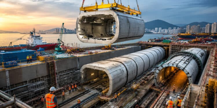 Megaprojeto no Brasil vai construir o primeiro túnel imerso da América Latina com investimento de R$ 6,8 bilhões e 870 metros abaixo da superfície