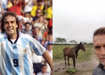 Ídolo argentino encerrou a carreira nos gramados em 2005 Foto: Reprodução/@gabrielbatistutaok