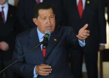 Antonio Cruz/ABr Brasília - O presidente da Venezuela, Hugo Chávez, durante coletiva à imprensa