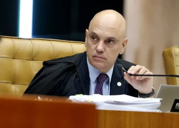 O ministro Alexandre de Moraes, durante sessão do STF (Luiz Silveira/STF)